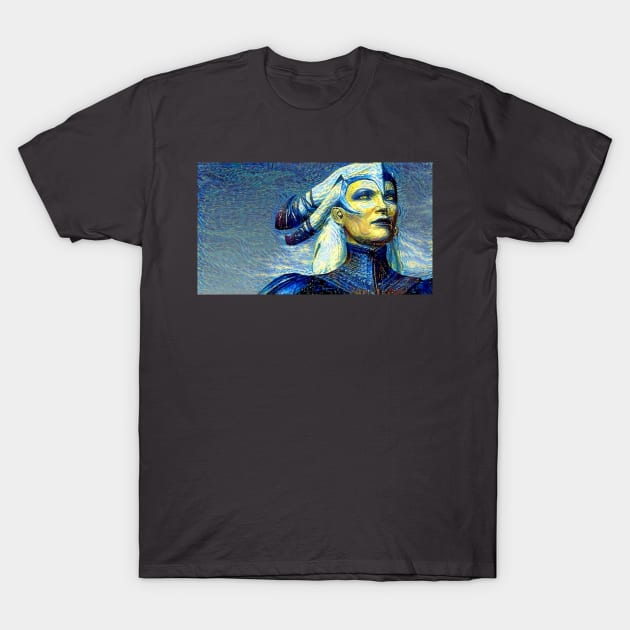 Dragon Age Flemeth Witch of the Wilds Starry Nights T-Shirt by Starry Night